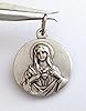 I G J THE SACRED HEART OF MARY (IMMACULATE HEART OF MARY) - THE PATRON SAINTS MEDALS - 100% MADE IN ITALY (ROUND SHAPE) #2