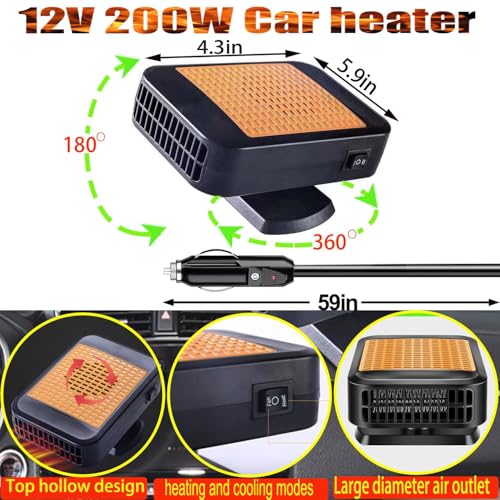 Portable Heater for Car 200W