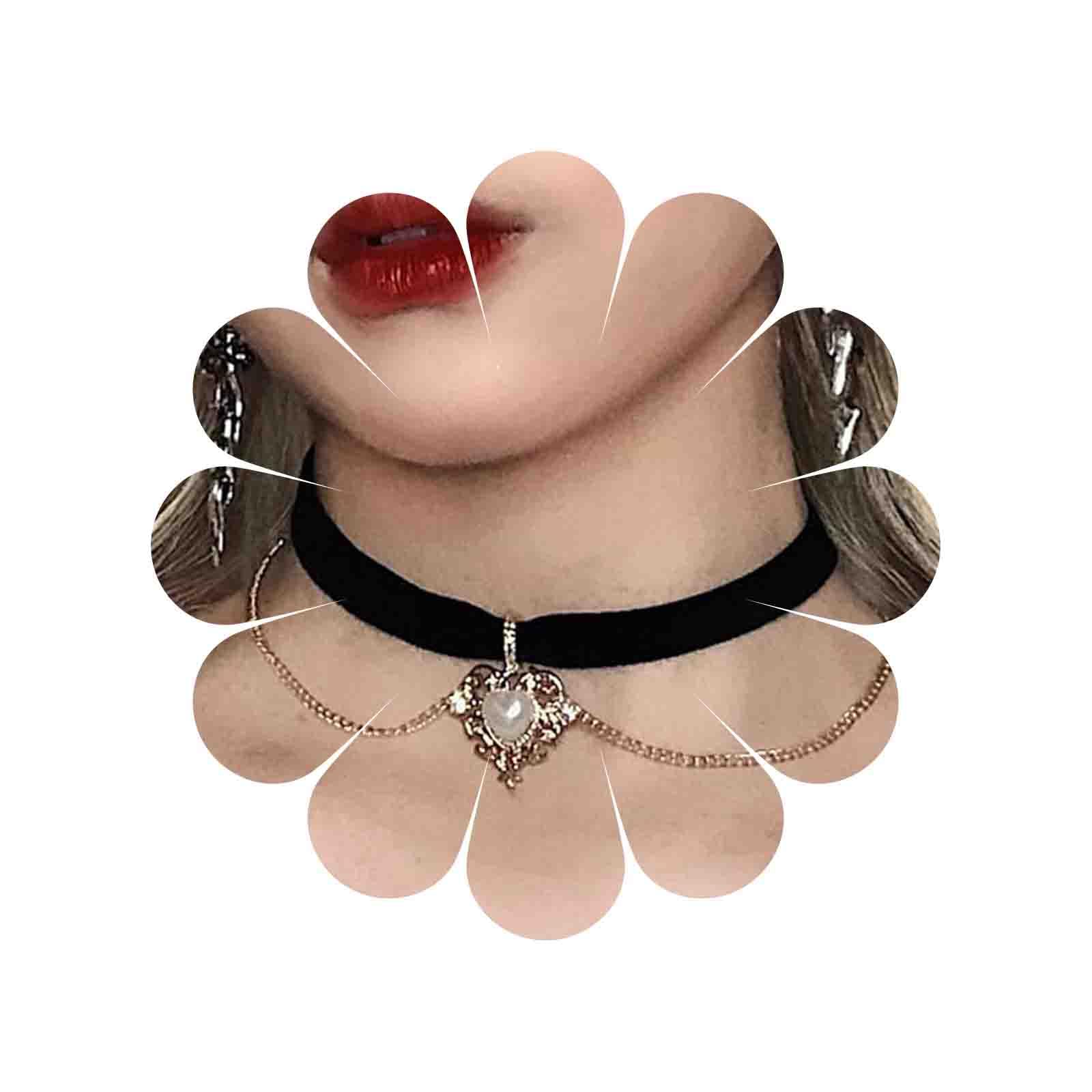Yienate Mode Fluwelen Choker Ketting Ketting Zilveren Zon Zonnebloem Hanger Prachtige Ketting Sieraden Accessoires Voor Vrouwen en Meisjes, Zilver