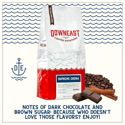 Downeast Coffee Roasters Café en Grano Supremo Crema Espresso 2 lb miniatura 3