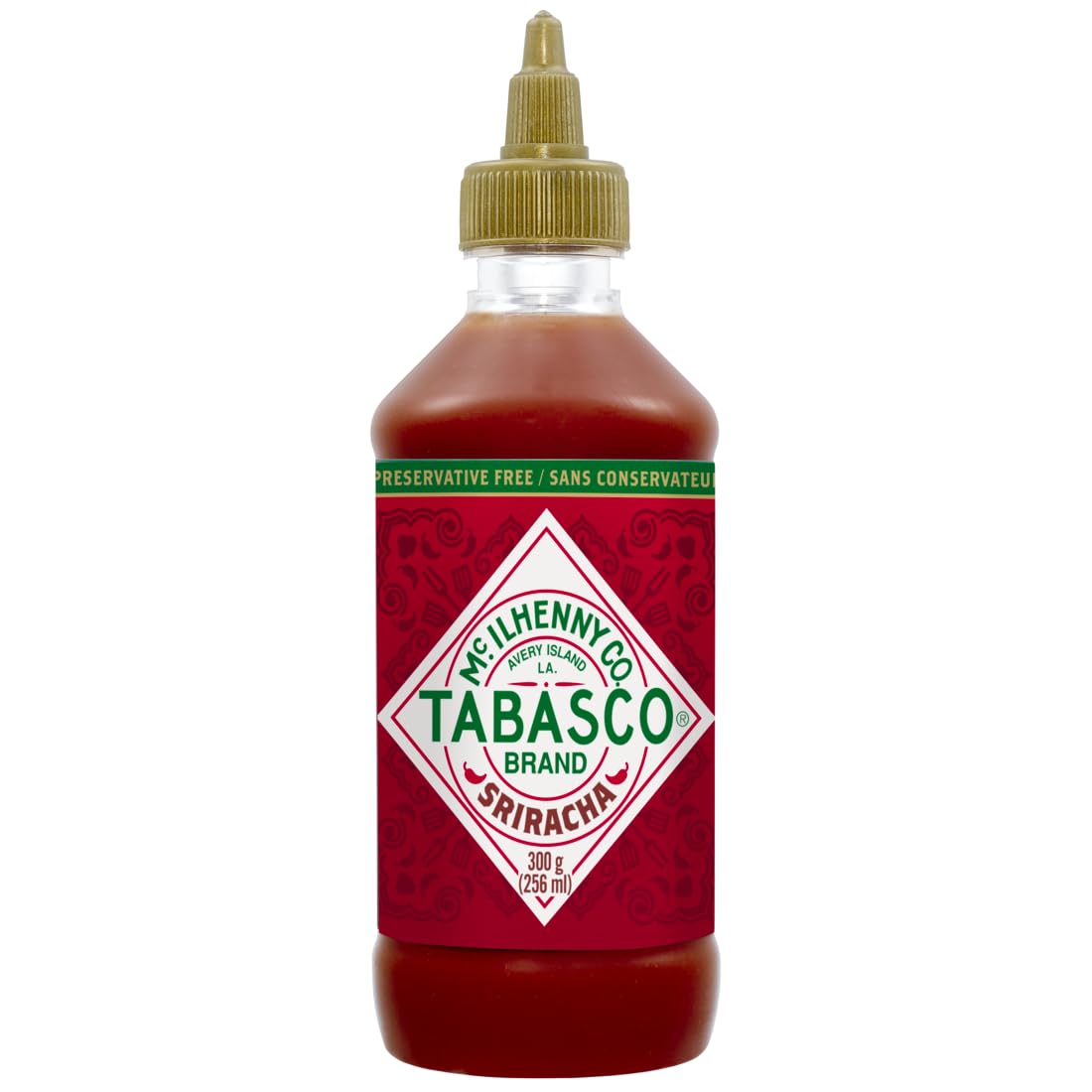 Tabasco Sriracha Hot Sauce 256ml | Rich & Bold Flavour Perfect For Spicing Up Any Dish