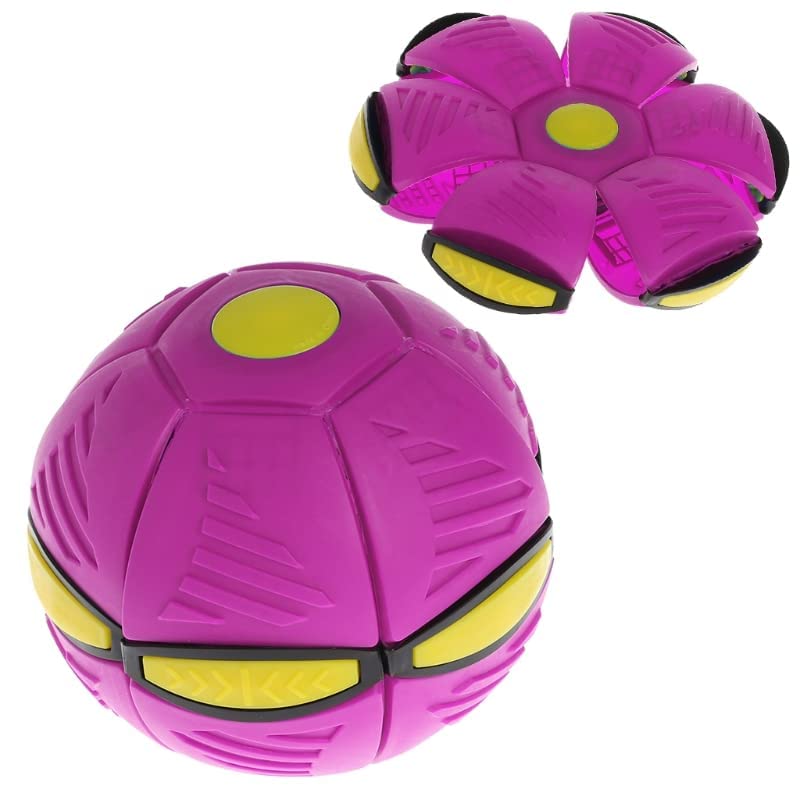 LIZAVED UFO Children's UFO Ball Airplane Ball Children's UFO Ball Children's UFO Ball Children's UFO Ball Children's Birthday Gift Parent-Child Interaction (Purple)