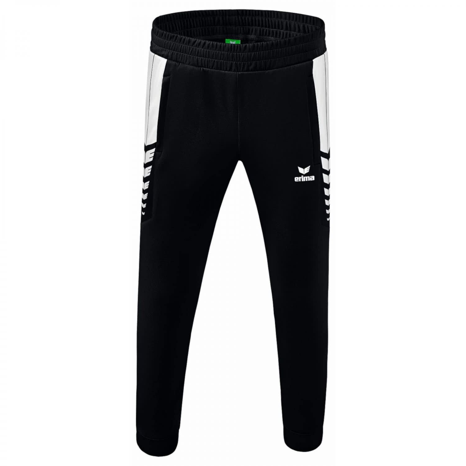 Erima Men's Six Wings Worker Pants (1102209), Black/White, M