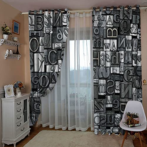 Draperies intérieures isolant thermiques rideaux occultants gris - 4
