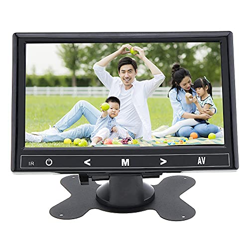 Monitor de 7 pulgadas HD CCTV con pantalla LCD pequeña con AV/VGA/HDMI, puerto para DVR/PC/DVD/hogar de oficina, sistema de seguridad de vigilancia Cover
