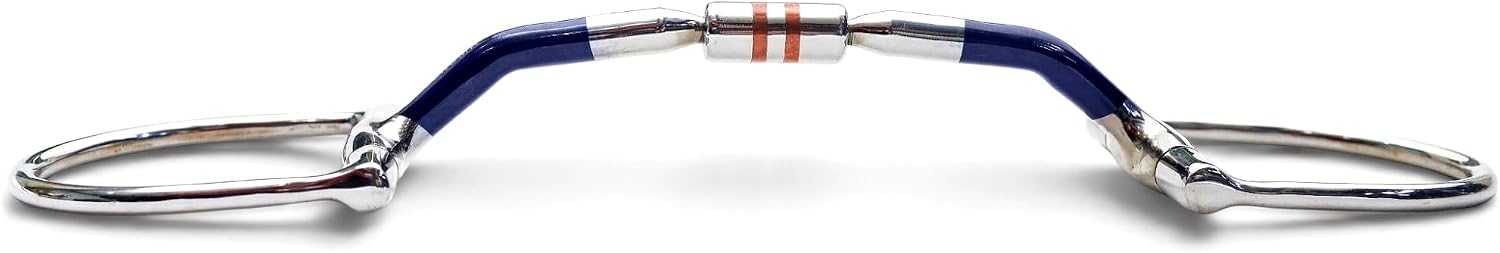 D-Ring High Port Harmony Roller Sweet Iron Snaffle Bit