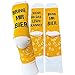 Produktbild Sockswear Lustige Bring mir Bier Socken in gelber Spardose Größe 42-46 | Lustiges Geschenk für Männer