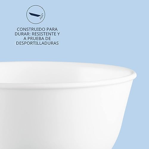 Miniatura 4 de Corelle Vitrelle 28-oz Cuencos de sopa/cereales Juego de 6 Cuencos de vajilla resistentes a las astillas y roturas para sopa, ramen, cereal y más