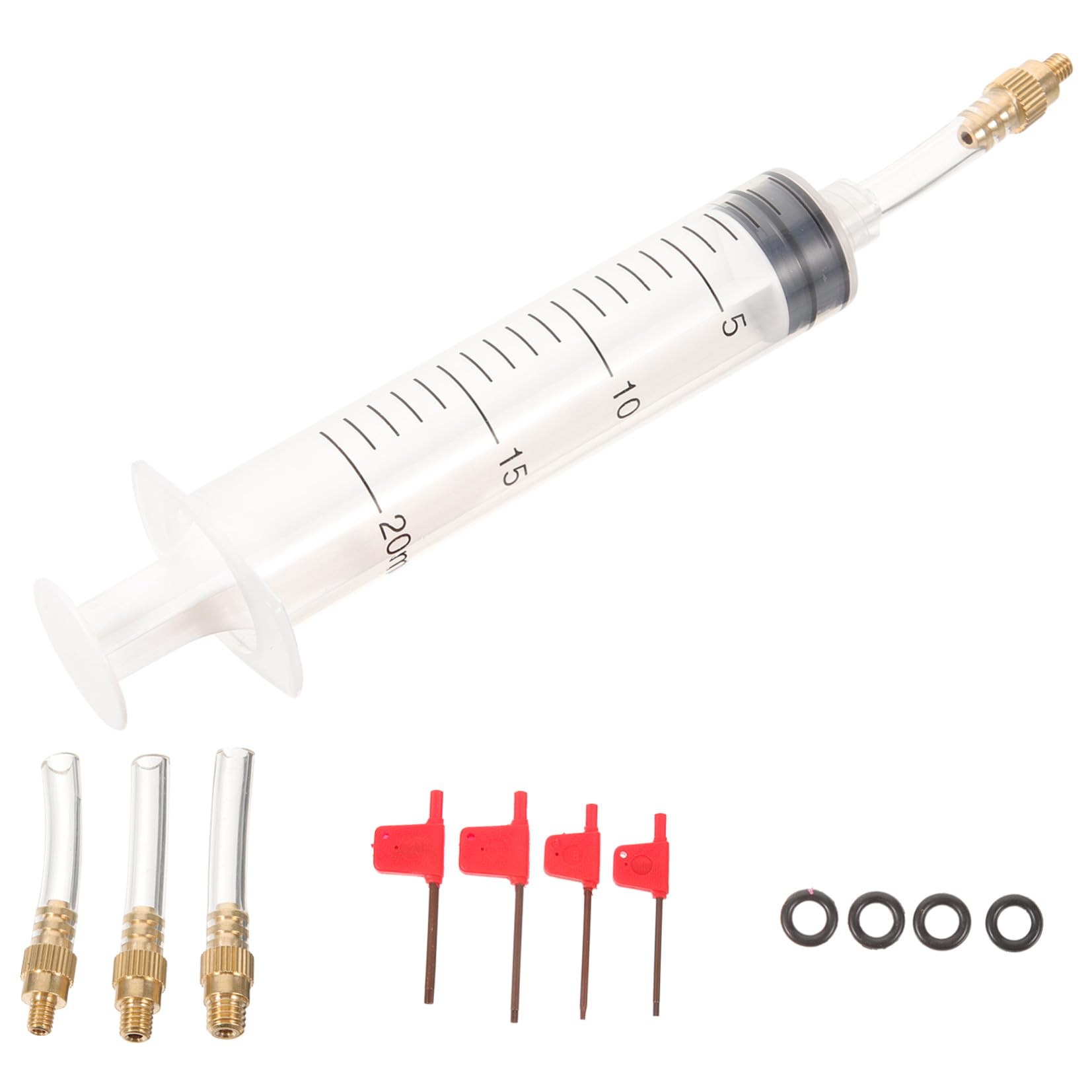 YARNOW kit de vélo électrique palier Outil de réparation de vélo Outil de chaîne de vélo leviers Cages Purge de Frein pour vélo kit de Purge pour vélo kit de Purge vélo Métal