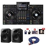 【MHFセット】(7大特典セット)初心者安心純正スピーカーセット(VM-80)AlphaTheta(アルファシータ)XDJ-AZ_VM-80_AV3MRCARCA-MHF001Op8_set