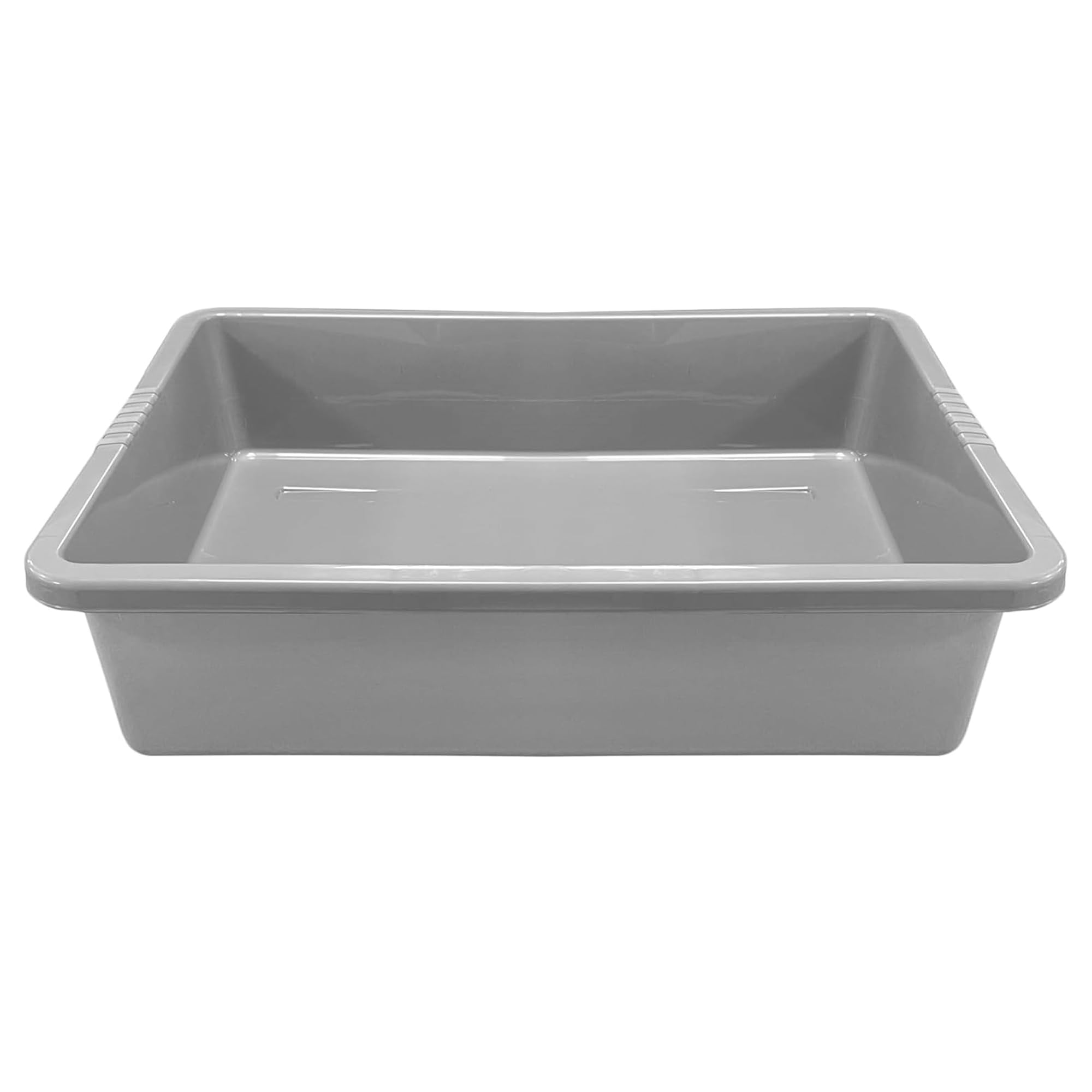 Pluto Packaging Grey Rectangular Indoor Outdoor Deep Storage Multipurpose Household Trays (3)