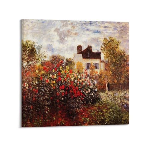 Poster Claude Monet pour illuminer le salon avec Le jardin d'Argenteuil