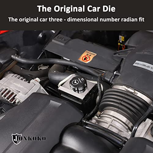 Image of Stainless Engine Bay Side Panel Cover for Corvette C6 2005-2013 Hood Engine Trim,Battery Baffle, Fuse Box,Guide Channel Cover,Engine Interior Accessories (Engine Steering Oil Pot Stopper Cover)