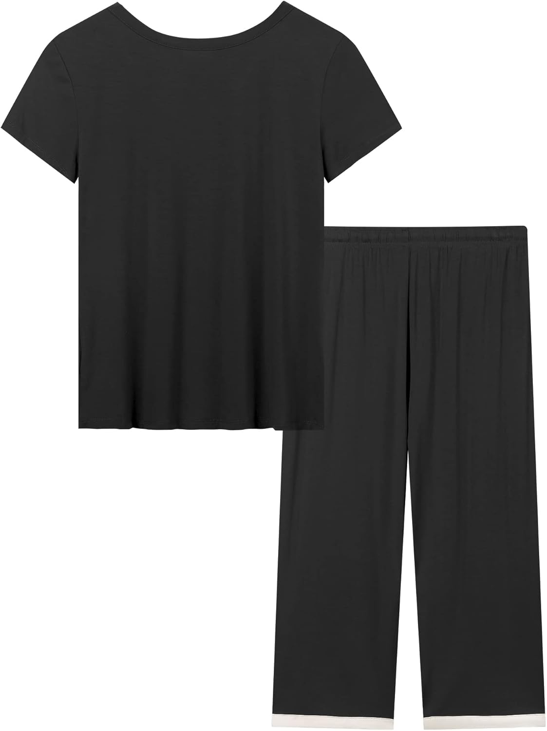 Joyaria Cooling Pajamas Bamboo Viscose Lightweight PJs Set Women Wicking Sleepwear for Night Sweat S-XXL - Image 3