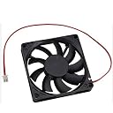SixOhms 12V Brushless DC Cooling Fan 80×80×25mm (3 Inch) | Quiet High Airflow PC Case & CPU Cooler Fan | Black gallery image