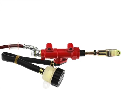 Miniatura 10 de PRO BAT Kit de cilindro maestro de pinza de freno hidráulico trasero con pastilla de freno adicional para cuatro ruedas Baja para Go Kart carrito de