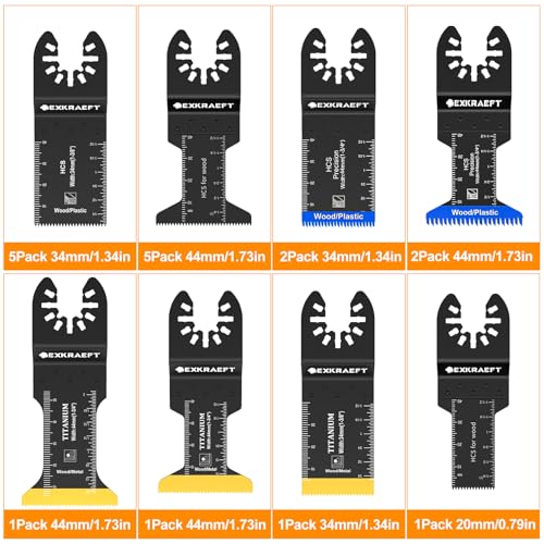 125Pcs Multi Tool Blade Kits Cutting and Sandpaper Oscillating Tool Accessories Universal Oscillating Saw Blades for Milwaukee Ryobi Rockwell Fein Dremel and More 2 125Pcs Multi Tool Blade Kits Cutting and Sandpaper Oscillating Tool Accessories Universal Oscillating Saw Blades for Milwaukee Ryobi Rockwell Fein Dremel and More - Image 2