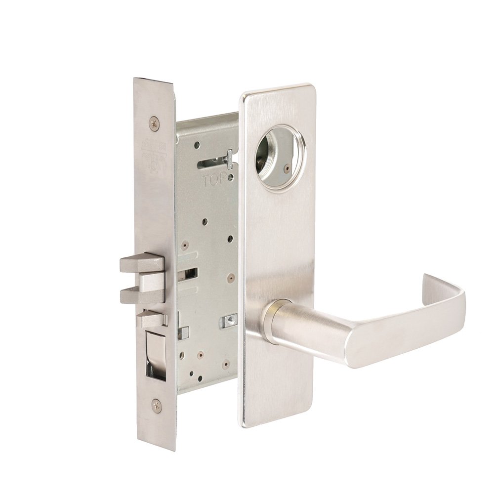 CORBINRUSSWIN ML2051-NSM-626-LC 626 Satin Chrome, Lever NSM Newport, Entrance/Entry/Office, Steel; Stainless Steel; Brass