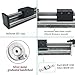 Manual Linear Stage 12 inch 300mm Sliding Table Linear Slide Guide Rail Ballscrew 1605 XY Axis Positioning Table Translation Displacement Station with W/Handwheel Ruler and Base for 3D Printer
