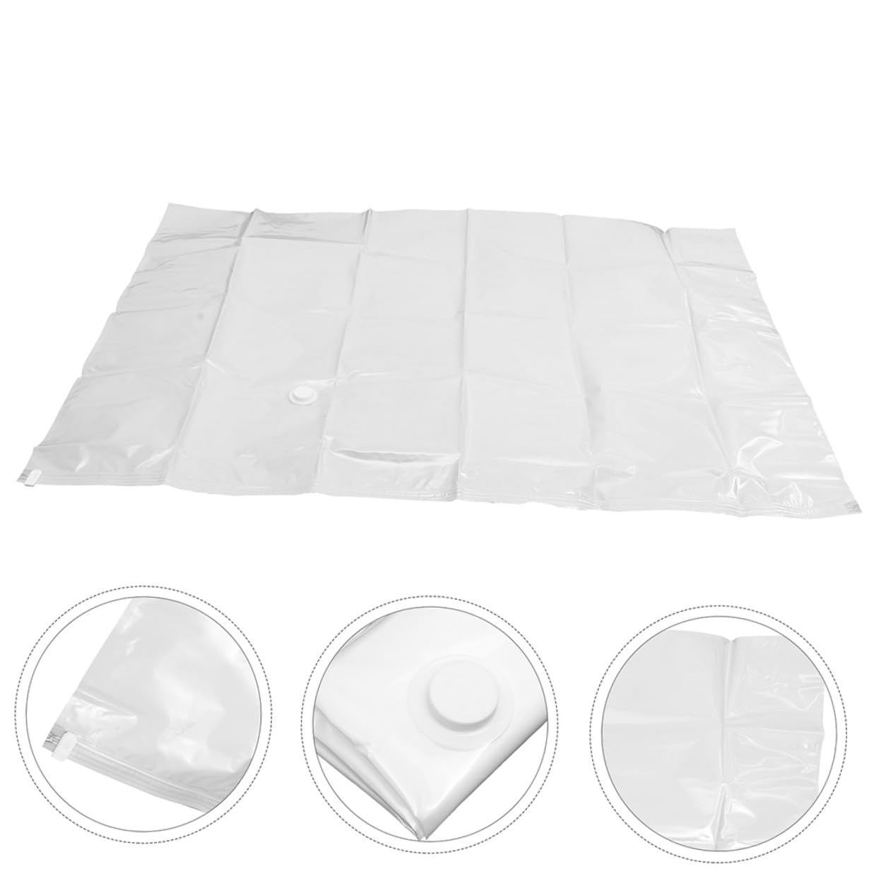 NOLITOY 2piezas Bolsas de Vacío para Colchón Reutilizables de Almacenamiento al Vacío para Guardar Ropa Edredones Unidades