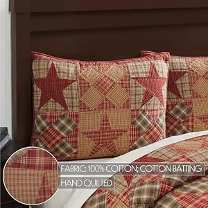 VHC Brands 29406 Dawson Star Standard Sham 21×28