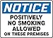 POSITIVELY NO SMOKING ALLOWED ON THESE PREMISES (3 Pack)