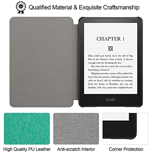 Walnew HU-XI-201 Case For Kindle Paperwhite 11Th Generation & Signature Edition(6.8")- Slim Lightweight Pu Leather Foldable Protective Case Cover Accessories thumb #5