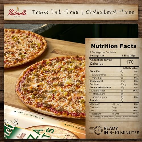 Pastorelli® Whole Wheat Pizza Crust, Ultra Thin and Crispy, Pre-made Pizza Base, 12-inch, 3 Crusts, Pack of 3, Total 9 Count of Crusts - Thumbnail 5