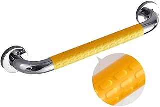 UHJKLA Barras de Apoyo para bañera, pasamanos para Inodoro, Soporte de Pared, Agarre Antideslizante para Ducha y baño, Color Amarillo, 78 cm