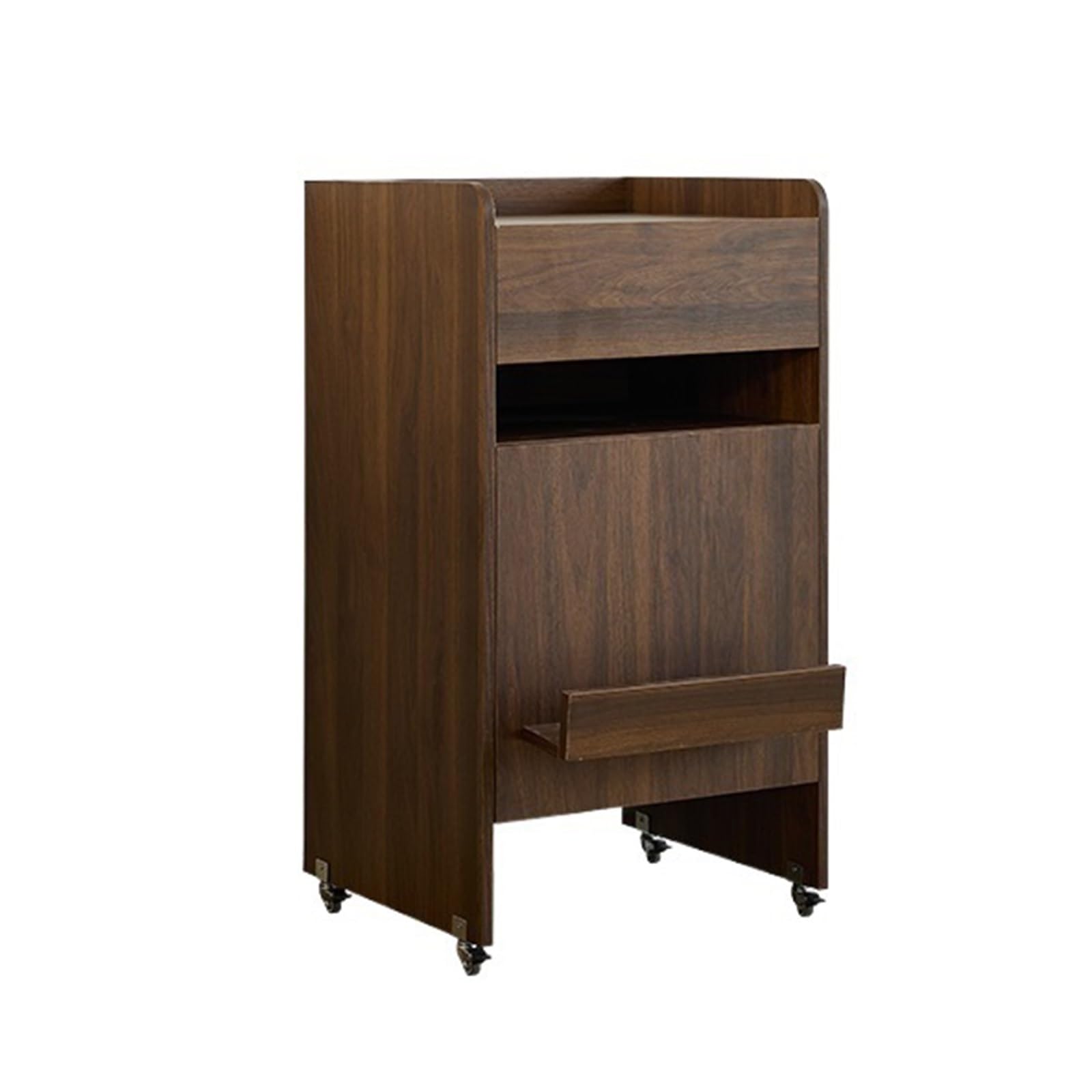 Organizzatore for spazzatrice Scaffale for Armadio portaoggetti for spazzatrice Tavolino in Noce Nero Divano Credenza Mobiletto Mobile(Black Walnut)