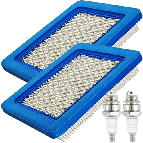 Qiuwanzia 491588S Cartouche Plate de Filtre à air pour Briggs Stratton 491588 399959 4915885 Série 625-675 pour Troy-Bilt TB110 pour Toro 20332 pour Tondeuse...