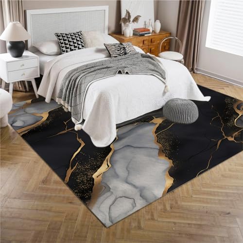 Tapis doux au toucher design moderne haute résistance - 6