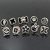 JK Home 10 Pièces Boutons de Broche pour Chemise Robe Pantalon Accessoire Chic #C Aléatoire #2