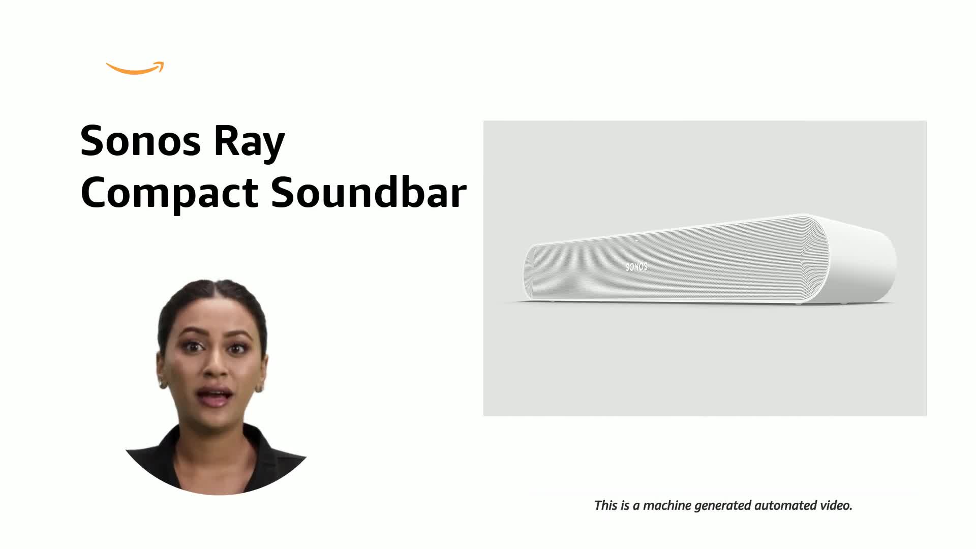 Sonos Ray | Compact Soundbar for TV and Music - White Price: Buy