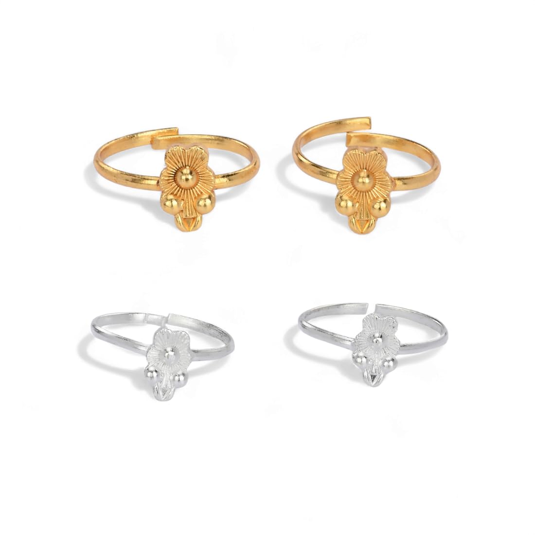 aanyacentric Toe Rings Adjustable, Traditional & Fashionable Accessories for Women-picture-25