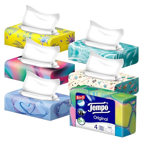 Tempo Original Taschentücher Duo-Box mit 12 Boxen à 100 Tüchern