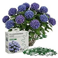 ARPON Staudenhalter rund 10 Stück – Einstellbare Blumenstütze & Pflanzenstütze Ø 21,5 cm – Ideal als Hortensien Stütze, Strauchstütze, Staudenstütze & robuster Blumenhalter im Garten