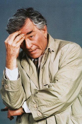 Nostalgia Store Peter Falk Color Poster Studio Columbo Pose 24 x 36 cm