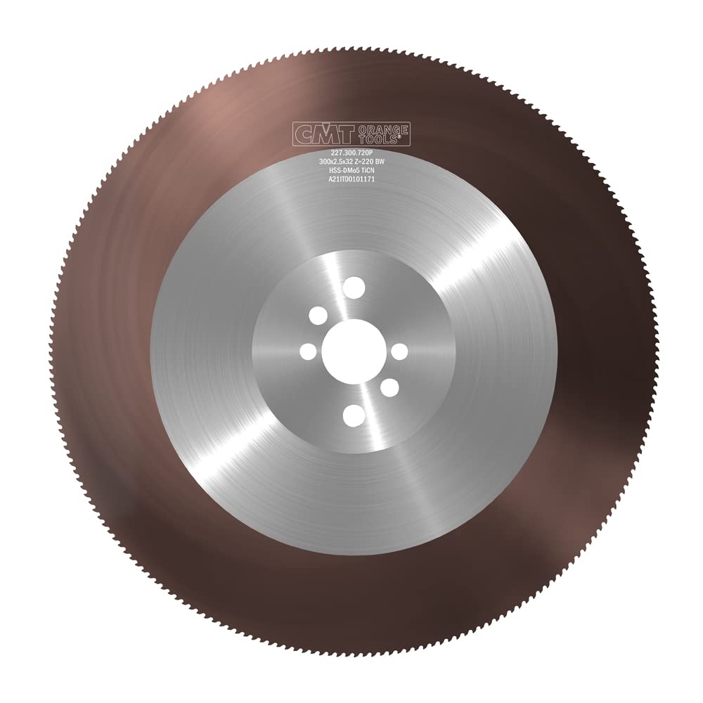 CMT Orange Tools 227.300.720P - SAW BLADE FERROUS HSS TiCN 300×2.5×32 Z220 BW-T4