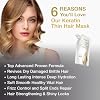 Vitamins Keratin Travel Kit - Weightless Heat Protectant, Nourishing Clarifying Shampoo, Intensive Deep Conditioner for Damaged Hair