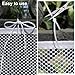 Treppen Schutznetz Kinder, Geländer Sicherheitsnetz, Treppenschutznetz für Kinder, Safety Net, Treppe Geländer Zaun Mesh, Sicherheitsnetz für Balkon, für Babys und Haustiere, Weiß(3m x 79cm)