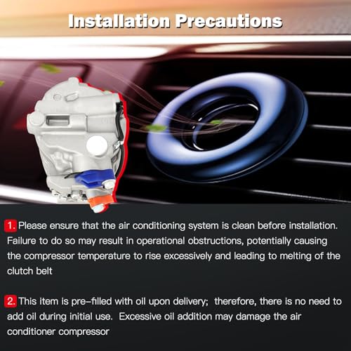 Image of cciyu Air Conditioning Compressor Fit for Mercedes-Benz ML350 ML450 ML500