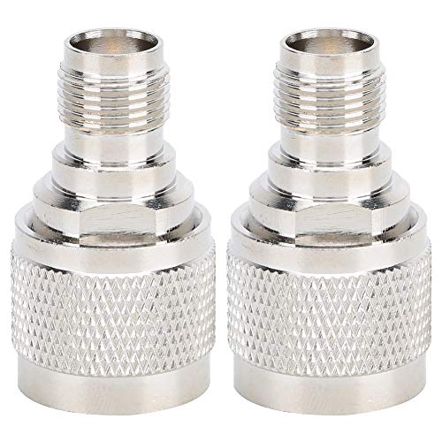 Adaptador N Macho a TNC Hembra Chapado en Oro de 2 Piezas tnc hembra - n macho Conector TNC Hembra a N Conector de Alto Rendimiento para un Uso Fcil Adapters tnc hembra - n macho Adaptateurs