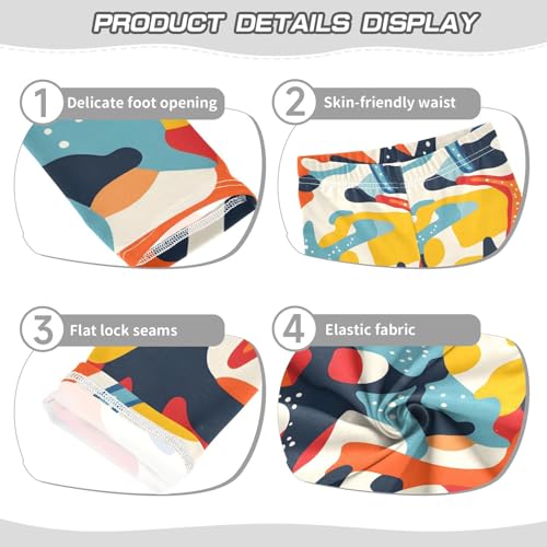 ALAZA Girls' Leggings Children's Yoga Pants Skinny Printed Dance Camouflage Starfish Comfortable 4T2