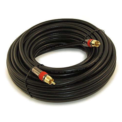 MyCableMart 50ft Premium RCA Subwoofer Cable
