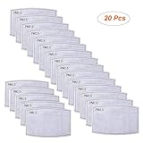 【BREITE ANWENDUNGEN】Mundmaskenfilter gegen Luftpartikel Staub, saisonale Allergien, Rauch, Umweltverschmutzung, Asche, Gartenpollen usw., geeignet für die meisten Gelegenheiten.