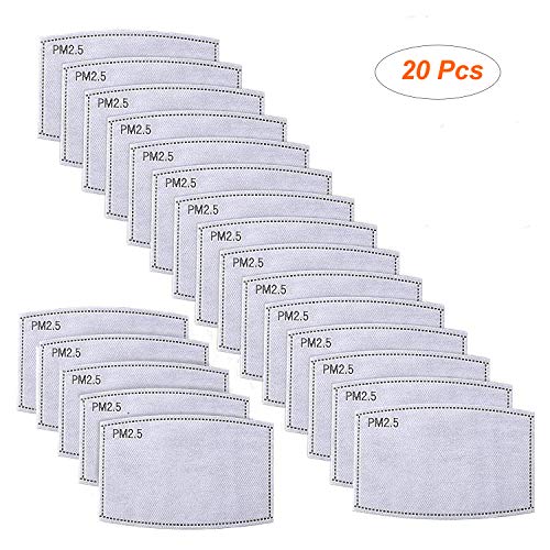 Filtro de carbón activo  5 capas de filtro de protección intercambiable para la filtración de aire de GoldenMonkey (20 unidades)