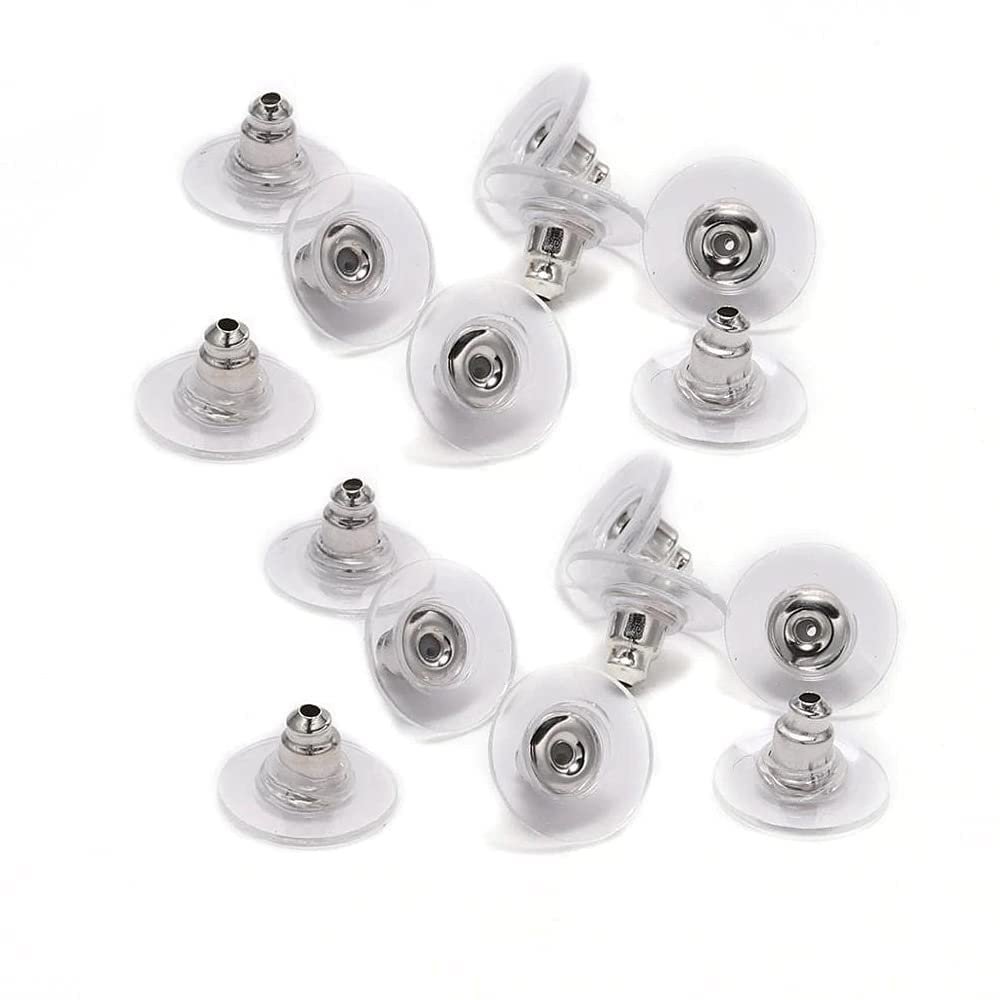 See full amazon price history chart for RADHESH Creation & Jewellery 10x10 mm Oxidised Earring Backs Stopper Earnuts Stud Earring Rubber Back Supplies for Jewelry Findings Making Accessories Silver (PC of 50) RADHESH Creation & Jewellery 10x10 mm Oxidised Earring Backs Stopper Earnuts Stud Earring Rubber Back Supplies for Jewelry Findings Making Accessories Silver (PC of 50) (B09PRKTM8H) Amazon Price History, Amazon Price Tracker