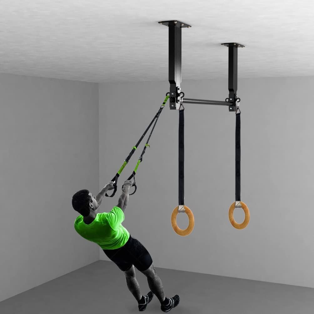 Wall-Mounted Pull Up Bar, Ceiling Horizontal Bar, Home Gym Training Equipment, Multiple Splicing Suspension Bars, Load 300kg (Color : Style2) (Style2)