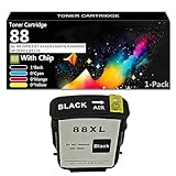 ❤【Compatible avec les imprimantes】 : la cartouche d'encre 88XL contient une puce prête à l'emploi et peut être rechargée avec de la poudre. Ce produit est compatible avec l'imprimante pour HP Officejet Pro K550 K550dtn K550dtwn K5400dn K8600 L7480 L7580 L7590. Veuillez vérifier attentivement la compatibilité de votre imprimante. Modèle avant d'acheter. Achetez le modèle de cartouche de toner correspondant.